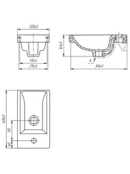 ������! �������� Cersanit COMO 40 (400�220�145) � ����� ����������, ����� UM-COM40/1
