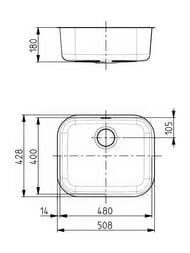 ����� ALVEUS Monarch Variant 10 (480�400) ��� ����������, ����. ����� 0.8 ��, PVD ������ 1113581