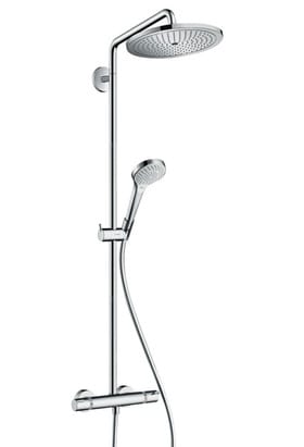 Душевая система Hansgrohe Croma Select 280 Air 1jet Showerpipe с термостатом для душа,хром 26790000