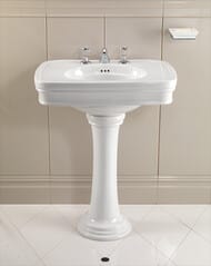 Раковина подвесная Devon&Devon Rose IBLG1FROSE 700х570 с 1 отверстием под смеситель, белая
