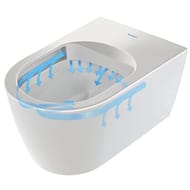 Унитаз подвесной DURAVIT ME by Starck 370х570х355 безободковый, для крышки-биде SensoWash 2529590000