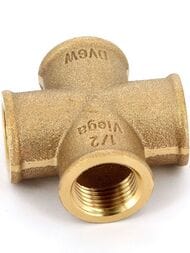 Крестовина VIEGA 1/2"В бронза арт. 320 614