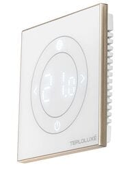 Терморегулятор ТЕПЛОЛЮКС Solus Zen Wi-Fi, программируемый, сенсорный, белый/золото 100000379300 — изображение 6