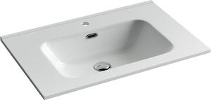 Раковина накладная Ceramicanova Element 710х465х180 прямоугольная, белый CN7007