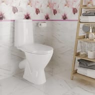 Унитаз Cersanit JUST (642х353х795) косой выпуск, сиденье с микролифтом KO-JUS031-3/6-PL/64073