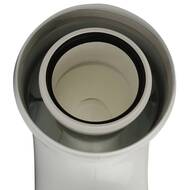 ������� �������� STOUT ���������. ���� 90� DN60/100 �/� � ������������� ����� PP-FE SCA-8610-010090