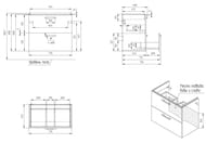 ����� ��� ���������� Cersanit MELAR 80 (680�776�445��.) �����,   64130