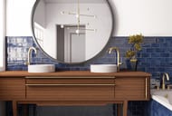 Плитка настенная EQUIPE MANACOR Ocean Blue (75х150) синяя 26910 (кв.м.)
