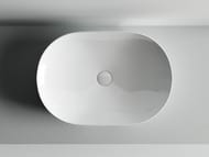 Раковина накладная Ceramicanova Element 600х415х135 овальная, без перелива, цвет: белый CN5009