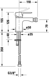    Duravit A.1  A12400001010