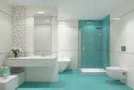 Плитка напольная AZORI Vela Tiffani (420х420) бирюзовая (кв.м.)