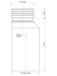 ���������� ������� ����� McAlpine 90�� � ��������, 110�� ������� �����, ����� 250�� MRWC13