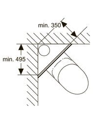 #TECE Profil Kомплект для крепления модуля в углу 9380003
