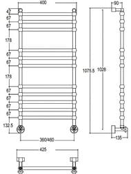 ����������������� ������� Margaroli Sole 464-11 TS(1072�425) ����, 464TS3611CR