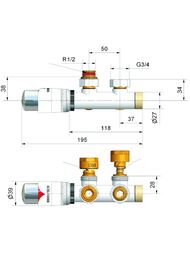 SCHLOSSER ���� ����������� DUO-PLEX ���������, � ������������� BRILLANT M30, ���� 602100033