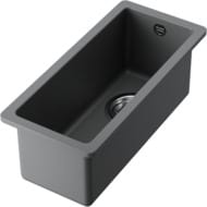 Мойка Omoikiri BOSEN 20-U-PL (200х440х170) подстольный монтаж, тетогранит, цвет-платина 4993227 — изображение 2