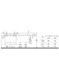      Duravit L-Cube 1020400477 1 ,   LC580402222