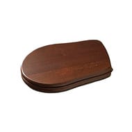 Крышка-сиденье для унитаза Kerasan Retro 109040 цвет: дерево, петли хром