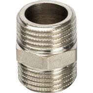 Ниппель STOUT 1/2"НН, никель, арт.SFT-0004-001212