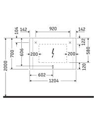  Duravit Light and mirror 120070034 2 , , ,  LM7888D0000