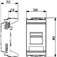 ������� Vimar IDEA RJ45 AMP, ����� 16358.C