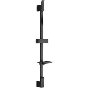 Душевая штанга ESKO SR720QBlack 720мм, с мыльницей, нержавеющая сталь, цвет: черный матовый