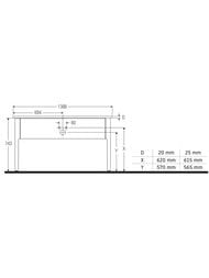 ����� ��� �������� Duravit Luv 1338�743�570 1 ����, ����������� ����� ������� ��� LU956103939