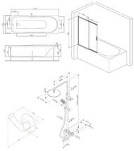 �������� AM.PM Like WK80EE ����� 170�70 � ��������, ������ 100�150 ������, ������� �������, ������