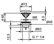 ������ ������ Fantini �������� PVD Matt Gun Metal 91P58435