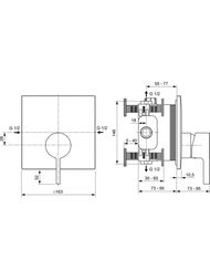 Ideal Standard JOY NEO ��������� ��� ���� A7621AA ������������, �������������