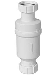 Сливной клапан McAlpine MACVALVE с сухим сифоном Ду=32, гайка-резьба, MRNRV32