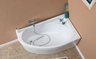 Ванна Aquanet Mia 140x80 акрил угловая, правая 246884