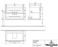 ����� ��� �������� Villeroy & Boch Avento (776�520�447) 2 �����, ��� ������� A89100VH