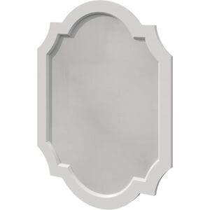 Зеркало Caprigo Windsor 800х1080х27 цвет белый матовый, без подсветки 14030-B231