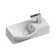 Раковина подвесная Ceramicanova Element 400х220х120 прямоугольная, перелив, белый CN6039L