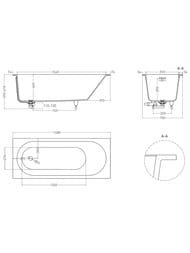 ����� �������. Salini Ornella Kit (1690�700�600) ���.������, S-Stone, ������ ������� 102423MF