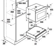 ���������� Kuppersbusch (595�140�550) ������ ������/����. ����� CSV 6800.0 S1