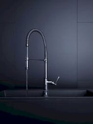 Смеситель Axor Montreux 16582800 для кухни полупрофессиональный, сталь — изображение 2