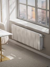 Радиатор биметаллический, 14 секций ROYAL THERMO PianoForte 300 Bianco Traffico, боковое подключени — изображение 7