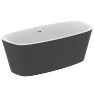 Ванна акриловая Ideal Standard Lux DEA 1700х750х610 отдельностоящая, с обвязкой, черная K8720V3