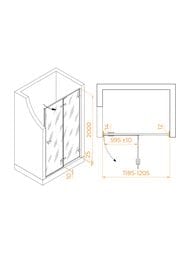 ������� ����� RGW Stilvoll SV-004Gr (1200�2000) ���������, ������ 8�� �������/����� 353200412-210