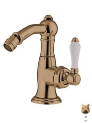 Смеситель Nicolazzi Petit Mont Blanc для раковины высокий однорычажный, бронза 3453BZ76C — миниатюра 1