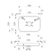   ABBER Stein 500x350x60 , ..,  AS2602