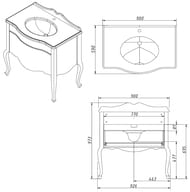    Caprigo  90 bianco antico 900973590   11020-011