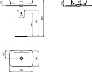 ���������� IPALYSS Ideal Standard (550�380�145) ���������, � ���������, ������ ������ E2078V2
