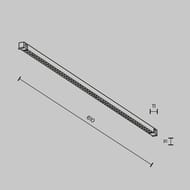 �������� ���������� Maytoni Points (������) TR241-2-12W4K-B Exility X 4000K 12�� 40�, IP20, ������