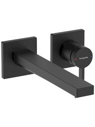 Смеситель Hansgrohe Tecturis E для раковины, встраиваемый, черный матовый 73051670 — миниатюра 1