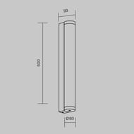 ��������� ���������� Maytoni Rounge (������) O482WL-L16B3K, 3000� 16�� IP 54, ������