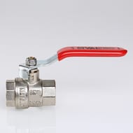 Кран шаровый 1 1/2"ВВ VALTEC BASE красная ручка VT.214.N.08