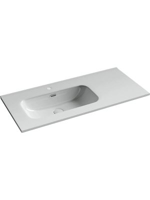 Раковина накладная Ceramicanova Element 1010х465х170 чаша слева,1 отв. под смеситель,белый CN7003L